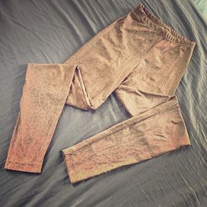 High Waisted Leopard Print Leggings